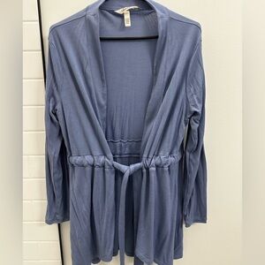 Blue Open Front Robe